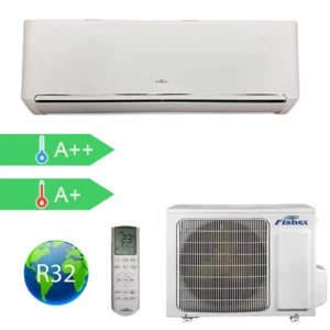 FISHER Summer SU-95FE3/SU-95FE3 (kültéri + beltéri egység) oldalfali split klíma 2,6 kW